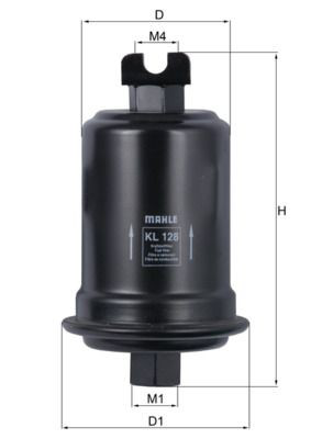 HC98 Mahle Original Filtro do sistema hidráulico